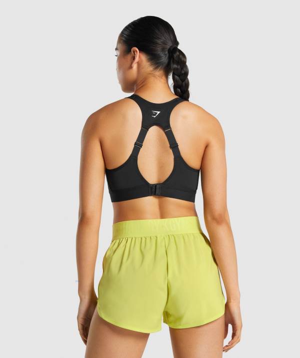 Damske Športové Podprsenky Gymshark Open Back Čierne | ES2419830